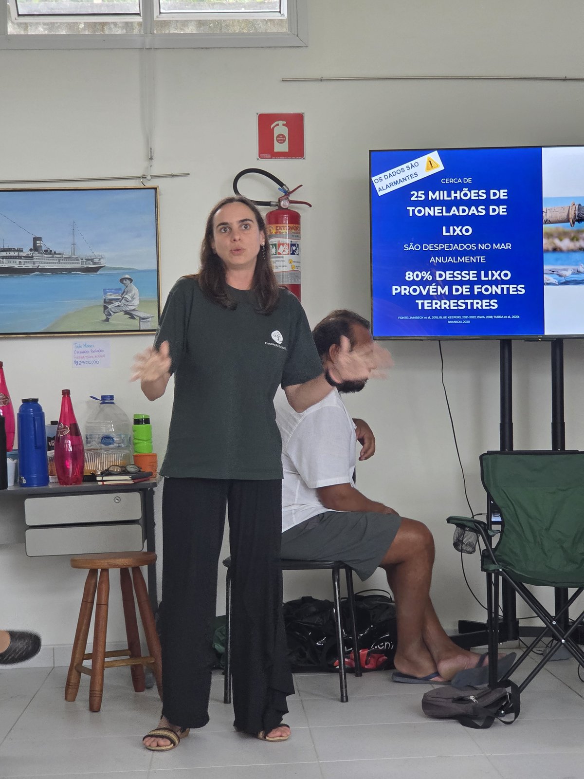 Debates sobre resíduos e saneamento no território